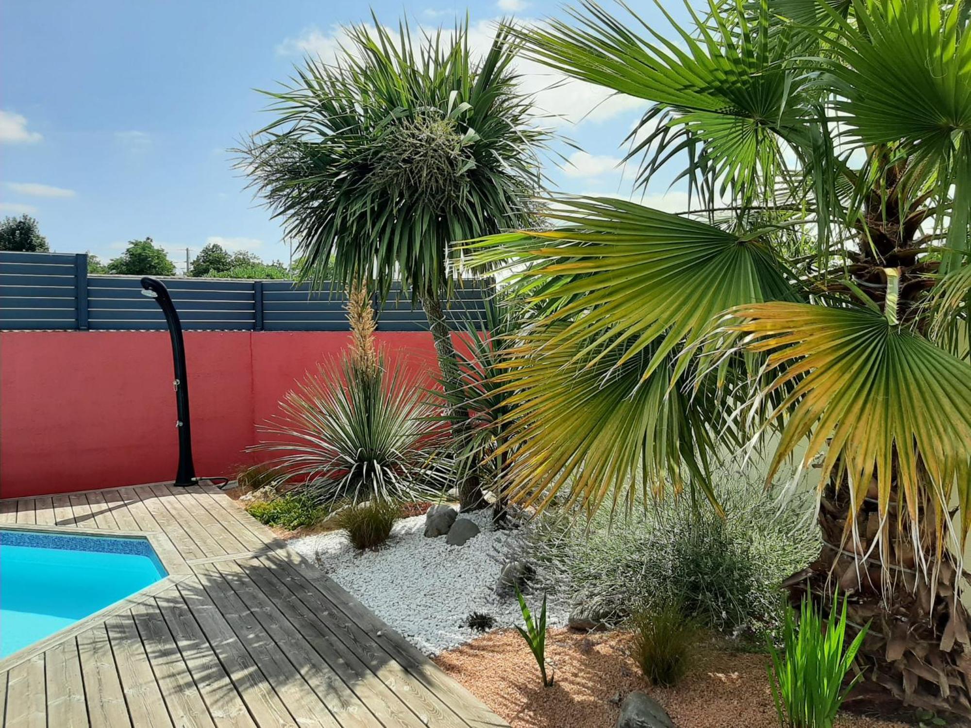 Studio Independant Chez L'Habitant Avec Piscine Et Cuisine Exterieures La Rochelle  Esterno foto