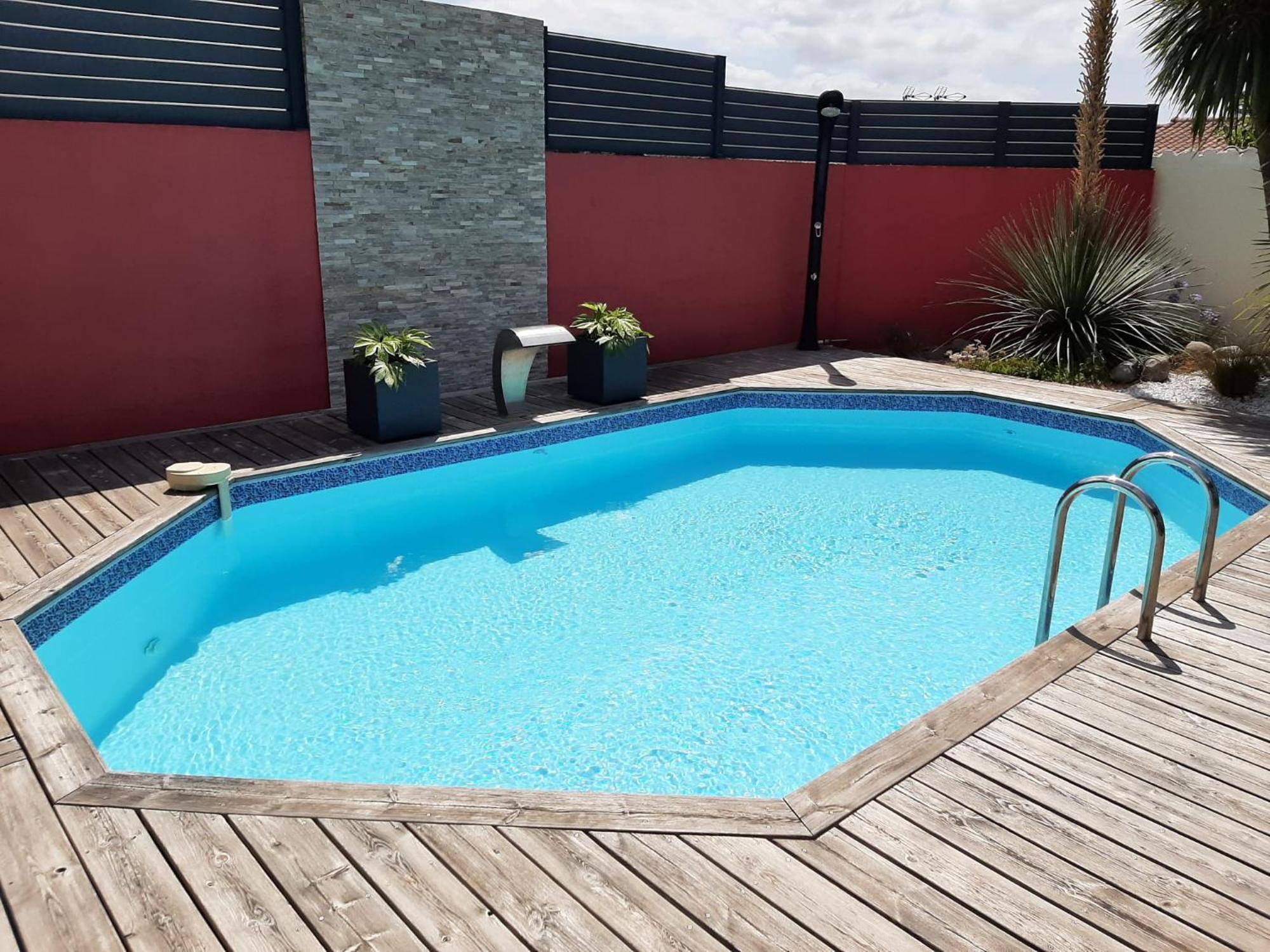 Studio Independant Chez L'Habitant Avec Piscine Et Cuisine Exterieures La Rochelle  Esterno foto